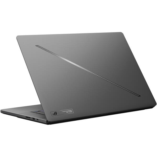 Laptop Gaming Asus ROG Zephyrus G16 GA605WI, 16 inch 2.5K OLED 240Hz, AMD Ryzen AI 9 HX 370, 32GB LPDDR5X, 2TB SSD, GeForce RTX 4070 8GB, Win 11 Home, Eclipse Gray