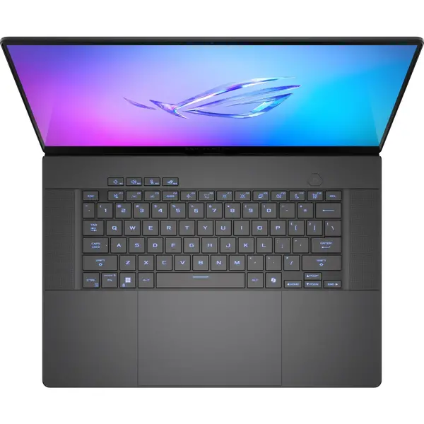 Laptop Gaming Asus ROG Zephyrus G16 GA605WI, 16 inch 2.5K OLED 240Hz, AMD Ryzen AI 9 HX 370, 32GB LPDDR5X, 2TB SSD, GeForce RTX 4070 8GB, Win 11 Home, Eclipse Gray