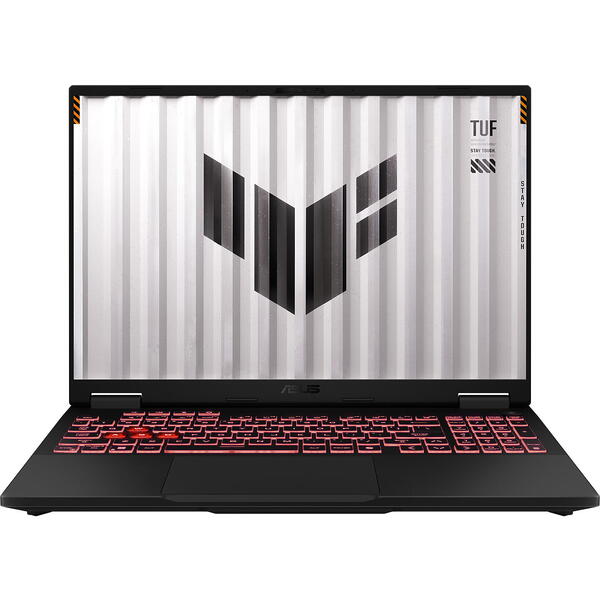 Laptop Gaming Asus TUF A16 FA608WI, 16 inch 2.5K 165Hz, AMD Ryzen AI 9 HX 370, 32GB LPDDR5X, 2TB SSD, GeForce RTX 4070 8GB, Win 11 Home, Jaeger Gray