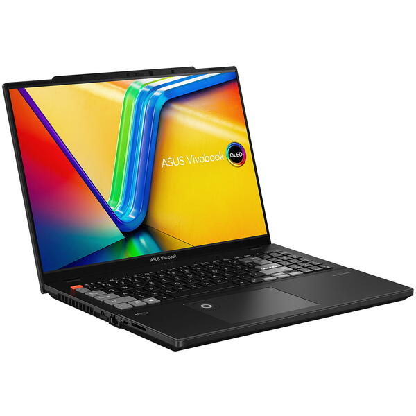 Laptop Asus Vivobook Pro 16X K6604JI, 16 inch 3.2K OLED, Intel Core i9-13980HX, 32GB DDR5, 1TB SSD, nVidia GeForce RTX 4070 8GB, Black