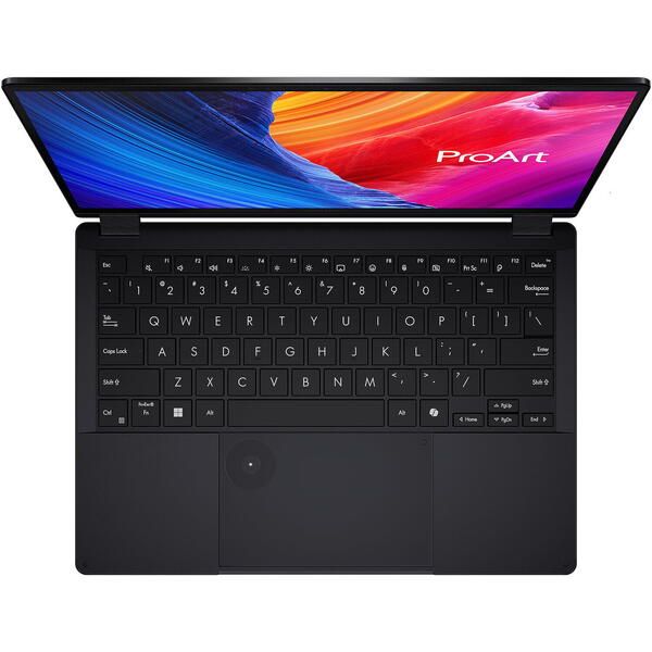 Laptop Asus ProArt PX13 OLED HN7306WI, 13.3 inch 3K Touch, AMD Ryzen AI 9 HX 370, 32GB LPDDR5X, 2TB SSD, GeForce RTX 4070 8GB, Win 11 Pro, Nano Black