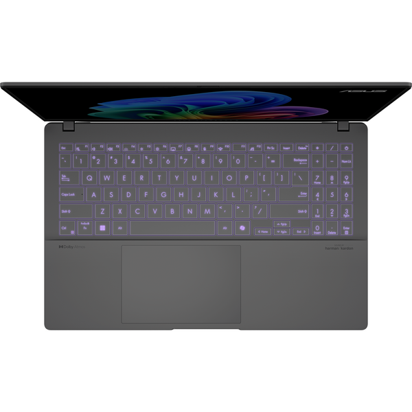 Laptop Asus Vivobook S 15 OLED S5507QA, 15.6 inch, 3K 120Hz, Qualcomm Snapdragon X Elite X1E-78-100, 32GB LPDDR5X, 1TB SSD, Qualcomm Adreno, Win 11 Pro, Cool Silver