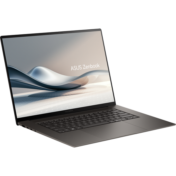 Laptop Asus Zenbook S 16 OLED UM5606WA, 16 inch 3K 120Hz Touch, AMD Ryzen AI 9 HX 370, 32GB LPDDR5X, 1TB SSD, AMD Radeon 890M, Win 11 Pro, Zumaia Gray