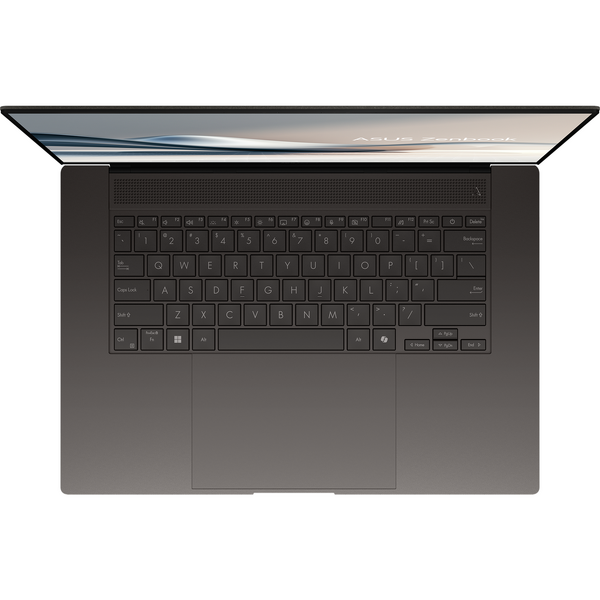 Laptop Asus Zenbook S 16 OLED UM5606WA, 16 inch 3K 120Hz Touch, AMD Ryzen AI 9 HX 370, 32GB LPDDR5X, 1TB SSD, AMD Radeon 890M, Win 11 Pro, Zumaia Gray