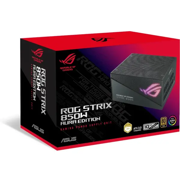 Sursa Asus ROG STRIX Aura Edition, 80+ Gold, 850W