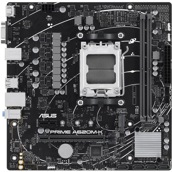 Placa de baza Asus PRIME A620M-K Socket AM5