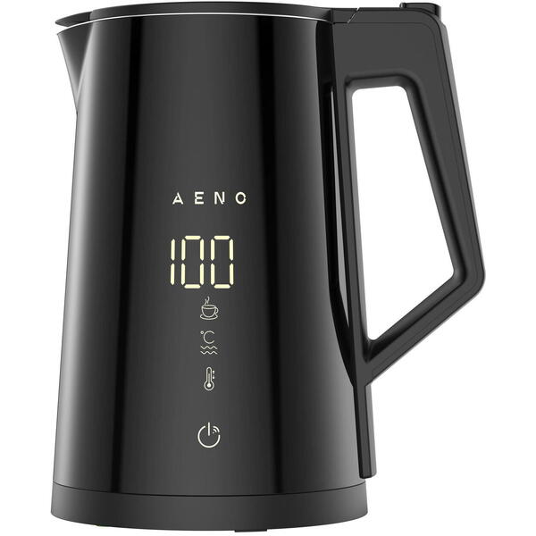 Fierbator AENO EK7S Smart, 1.7 litri, 2200W Afisaj LED, Negru