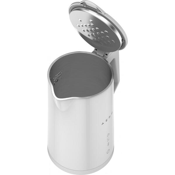 Fierbator AENO EK8S Smart, 1.7 litri, 2200W Afisaj LED, Alb