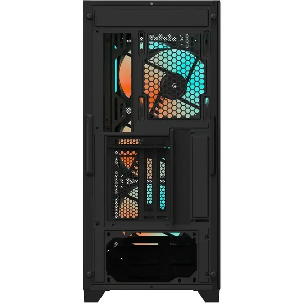 Carcasa Gigabyte C301 GLASS, E-ATX, ARGB, Negru