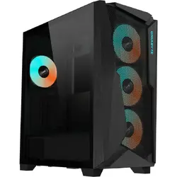 Carcasa Gigabyte C301 GLASS, E-ATX, ARGB, Negru