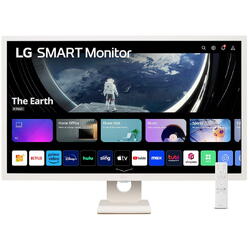 Monitor Smart LG 32SR50F-W 31.5 inch FHD IPS 8 ms 60 Hz Alb