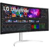 Monitor LED LG 40WP95CP-W Curbat 39.7 inch WUHD IPS 5 ms 60 Hz Thunderbolt HDR Alb/Argintiu