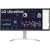 Monitor LED LG 34WQ650-W 34 inch UWFHD IPS 5 ms 100 Hz USB-C HDR Alb/Argintiu