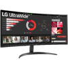 Monitor LED LG UltraWide 34WR50QK-B Curbat 34 inch UWQHD VA 5 ms 100 Hz HDR Negru