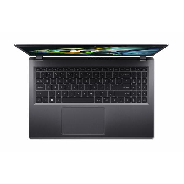 Laptop Acer Aspire 5 A515-48M, 15.6 inch FHD IPS, AMD Ryzen 7 7730U, 16GB DDR4X, 512GB SSD, Radeon, Steel Gray