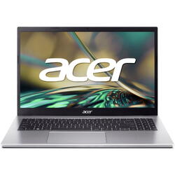 Laptop Acer Aspire 3 A315-59, 15.6 inch FHD IPS, Intel Core i7-1255U, 16GB DDR4, 512GB SSD, Intel Iris Xe, Pure Silver