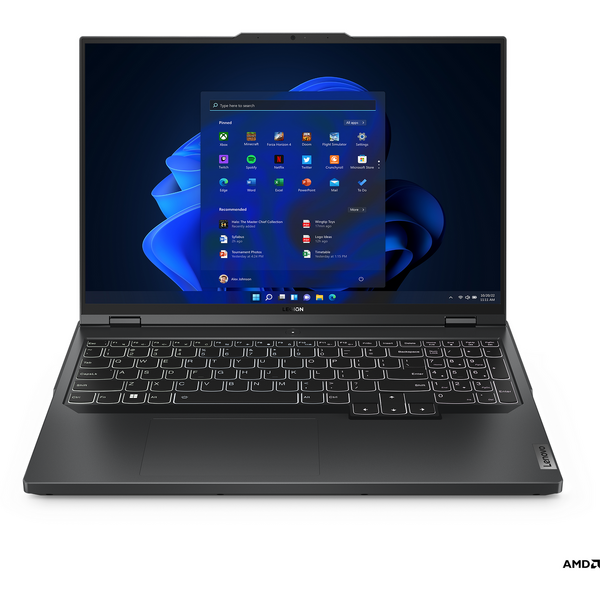 Laptop Gaming Lenovo Legion Pro 5 16ARX8, 16 inch WQXGA IPS 240Hz G-Sync, AMD Ryzen 9 7945HX, 32GB DDR5, 1TB SSD, GeForce RTX 4060 8GB, Onyx Grey, 3Yr Onsite Premium Care