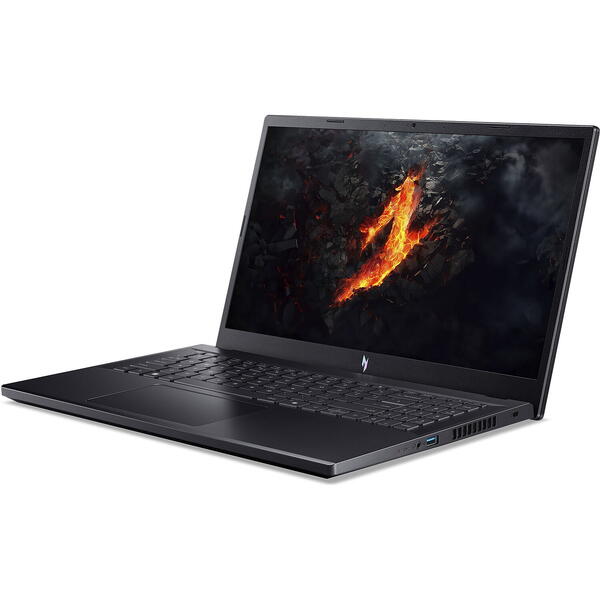 Laptop Gaming Acer Nitro V16 ANV16-41, 16 inch WUXGA IPS 165Hz, AMD Ryzen 7 8845HS, 16GB DDR5, 1TB SSD, GeForce RTX 4060 8GB, Obsidian Black