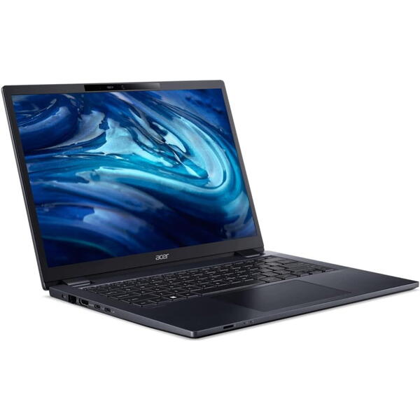 Laptop Acer TravelMate P4 TMP414-41, 14 inch WUXGA IPS, AMD Ryzen 5 PRO 6650U, 16GB DDR5, 512GB SSD, AMD Radeon 660M, Slate Blue