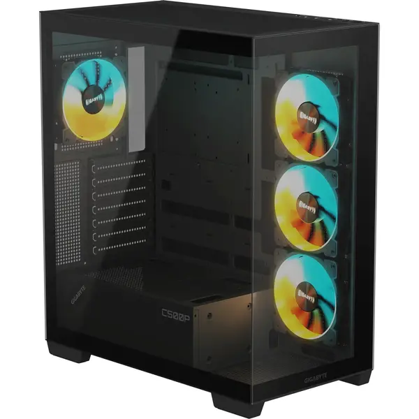 Carcasa Gigabyte C500 PANORAMIC STEALTH, Negru