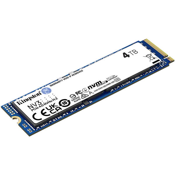 SSD Kingston NV3 4TB PCI Express 4.0 x4 M.2 2280