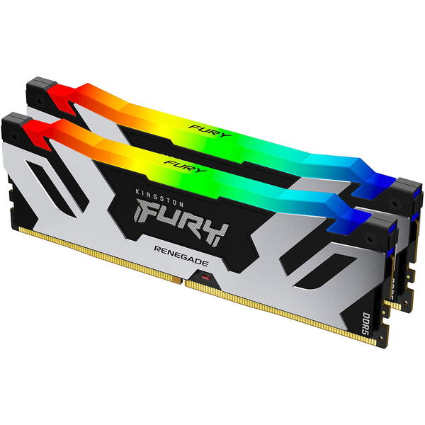 Memorie Kingston FURY Renegade RGB 48GB DDR5 8400MHz CL40 Kit Dual Channel