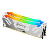 Memorie Kingston FURY Renegade White RGB 64GB DDR5 6400MHz CL32 Kit Dual Channel