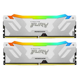 FURY Renegade White RGB 64GB DDR5 6400MHz CL32 Kit Dual Channel