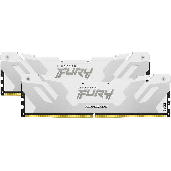 Memorie Kingston FURY Renegade White 48GB DDR5 8400MHz CL40 Kit Dual Channel