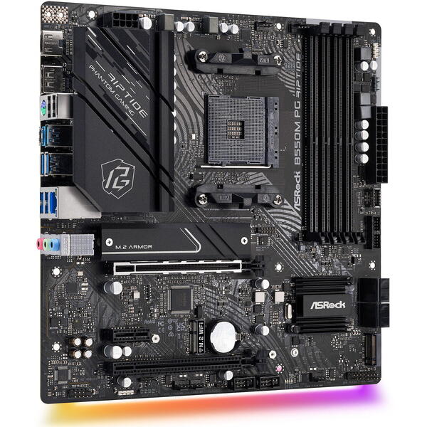 Placa de baza ASRock B550M PG Riptide Socket AM4