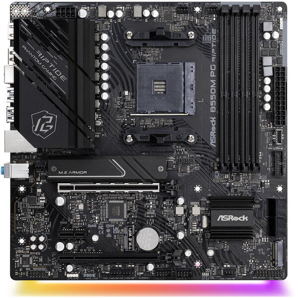 Placa de baza ASRock B550M PG Riptide Socket AM4