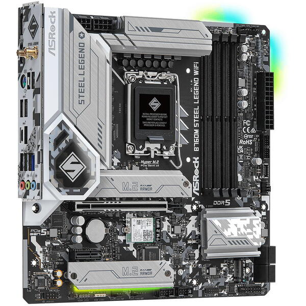 Placa de baza ASRock B760M Steel Legend WiFi Socket 1700