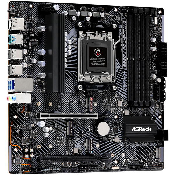 Placa de baza ASRock B650M PG Lightning Socket AM5