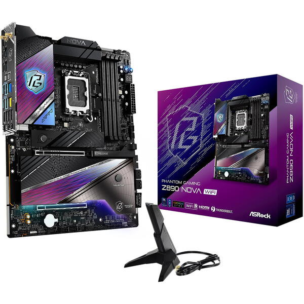 Placa de baza ASRock Phantom Gaming Z890 NOVA WIFI Socket 1851