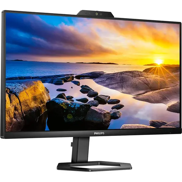 Monitor LED Philips 24E1N5300HE 23.8 inch FHD IPS 1 ms 75 Hz Webcam USB-C Negru