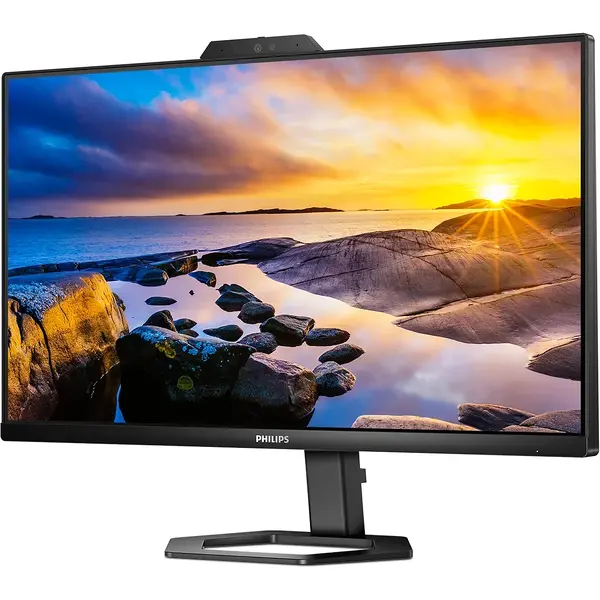 Monitor LED Philips 24E1N5300HE 23.8 inch FHD IPS 1 ms 75 Hz Webcam USB-C Negru