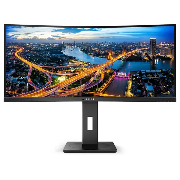 Monitor LED Philips 346B1C 34 inch UHD VA 5 ms 100 Hz USB-C Curbat Negru