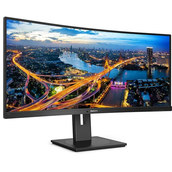 Monitor LED Philips 346B1C 34 inch UHD VA 5 ms 100 Hz USB-C Curbat Negru