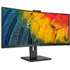 Monitor LED Philips 34B1U5600CH 34 inch UWQHD VA 4 ms 120 Hz Webcam USB-C Curbat Negru