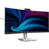 Monitor LED Philips 34B2U6603CH 34 inch UWQHD VA 4 ms 120 Hz Webcam Thunderbolt HDR Curbat Argintiu