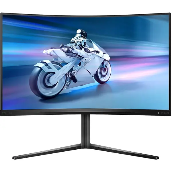 Monitor Gaming Philips Evnia 32M2C5500W 31.5 inch QHD VA 0.5 ms 240 Hz HDR Curbat Negru