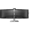 Monitor LED Philips 49B2U6903CH 48.8 inch DQHD VA 4 ms 100 Hz Webcam Thunderbolt HDR Curbat Argintiu