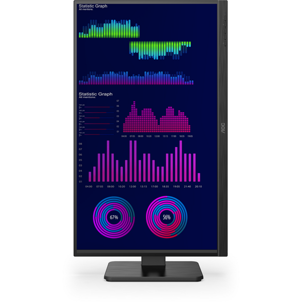 Monitor LED AOC Q27P2Q 27 inch 4 ms 75 Hz Negru