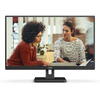 Monitor LED AOC 24E3UM 23.8 inch FHD VA 4 ms 75 Hz Negru