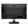 Monitor LED AOC 24E3UM 23.8 inch FHD VA 4 ms 75 Hz Negru