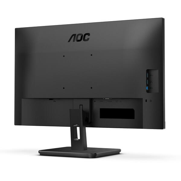 Monitor LED AOC 24E3UM 23.8 inch FHD VA 4 ms 75 Hz Negru