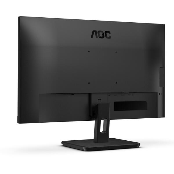 Monitor LED AOC 24E3UM 23.8 inch FHD VA 4 ms 75 Hz Negru