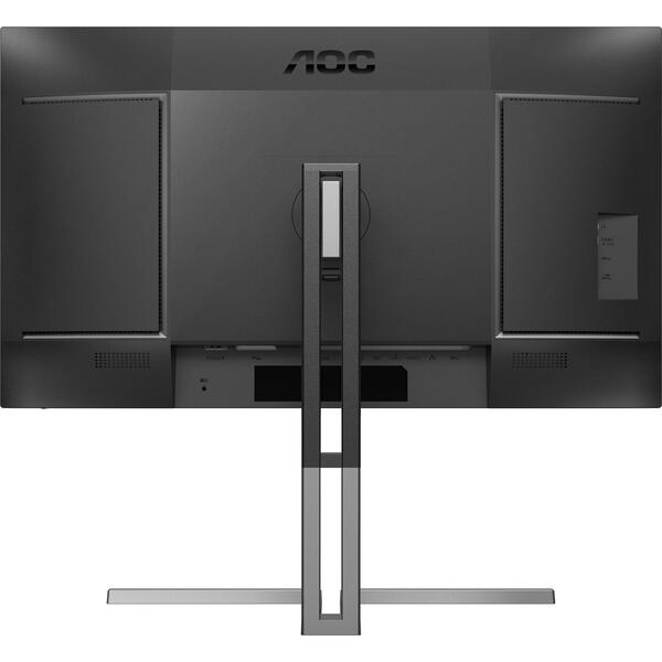 Monitor LED AOC Q27U3CV 27 inch QHD IPS 4 ms 75 Hz USB-C HDR Negru/Argintiu