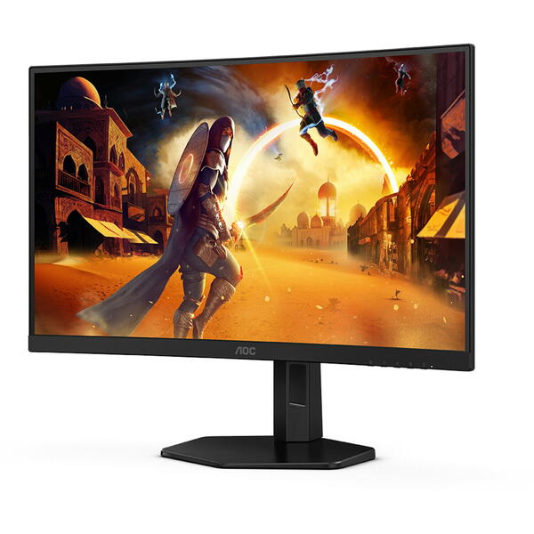 Monitor Gaming AOC CQ27G4X 27 inch QHD VA 0.5 ms 180 Hz HDR Curbat Negru