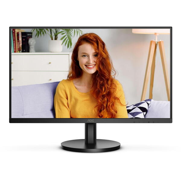 Monitor LED AOC U27B3M 27 inch UHD VA 4 ms 60 Hz HDR Negru